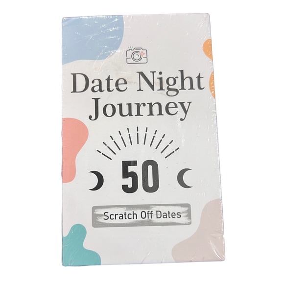 Date Night Journey Scratch Off Dates Card Game 50 Unique Ideas - Picture 1 of 3